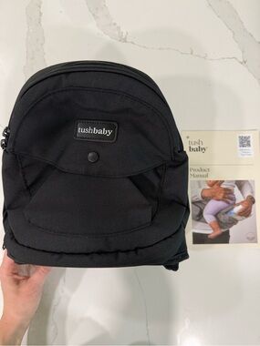 tushbaby NWOT Black Baby Hip Carrier